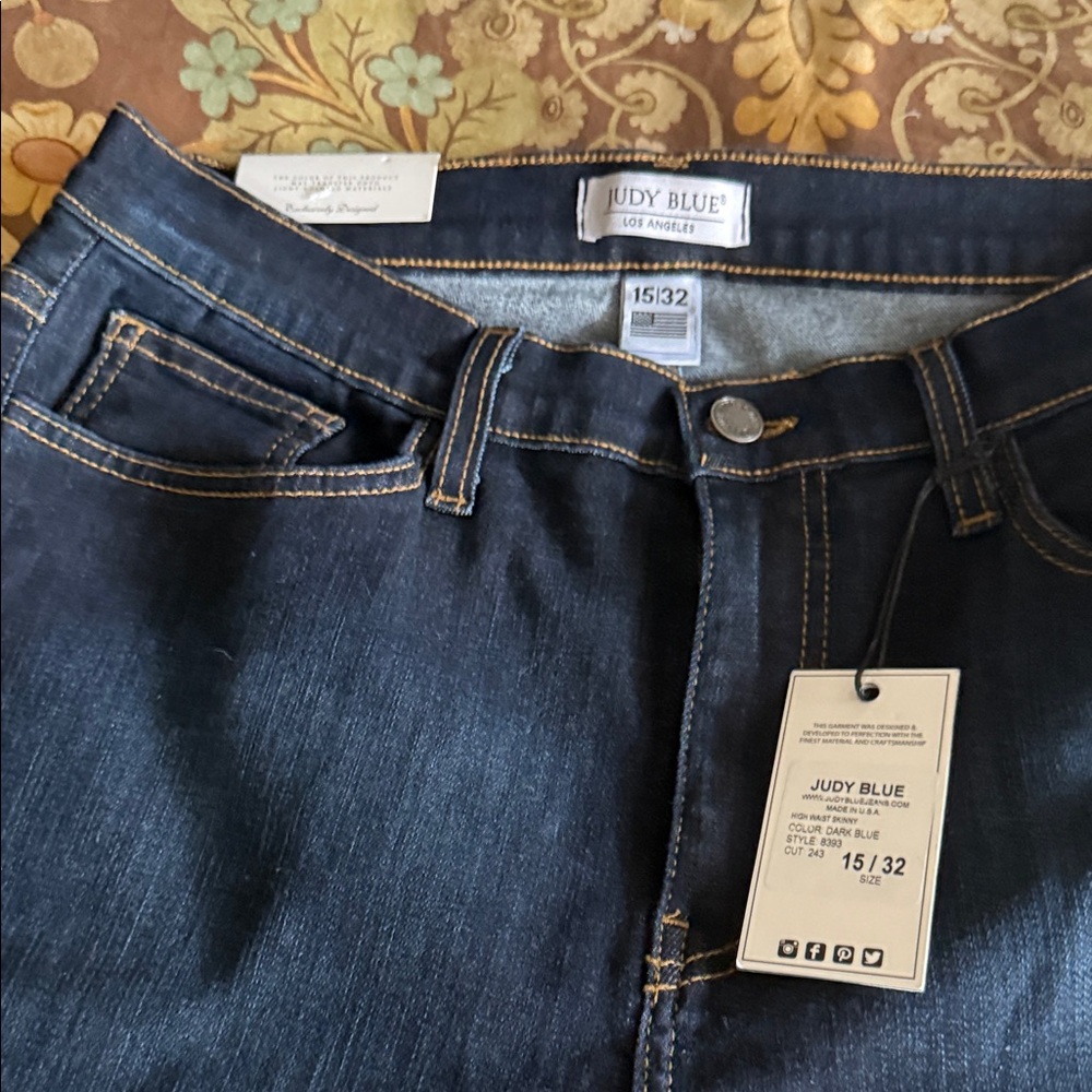 Judy Blue Indigo Denim Jeans 15/32